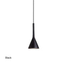 Black Funnel Pendant Light with sleek design, adding charm and personality to any space.