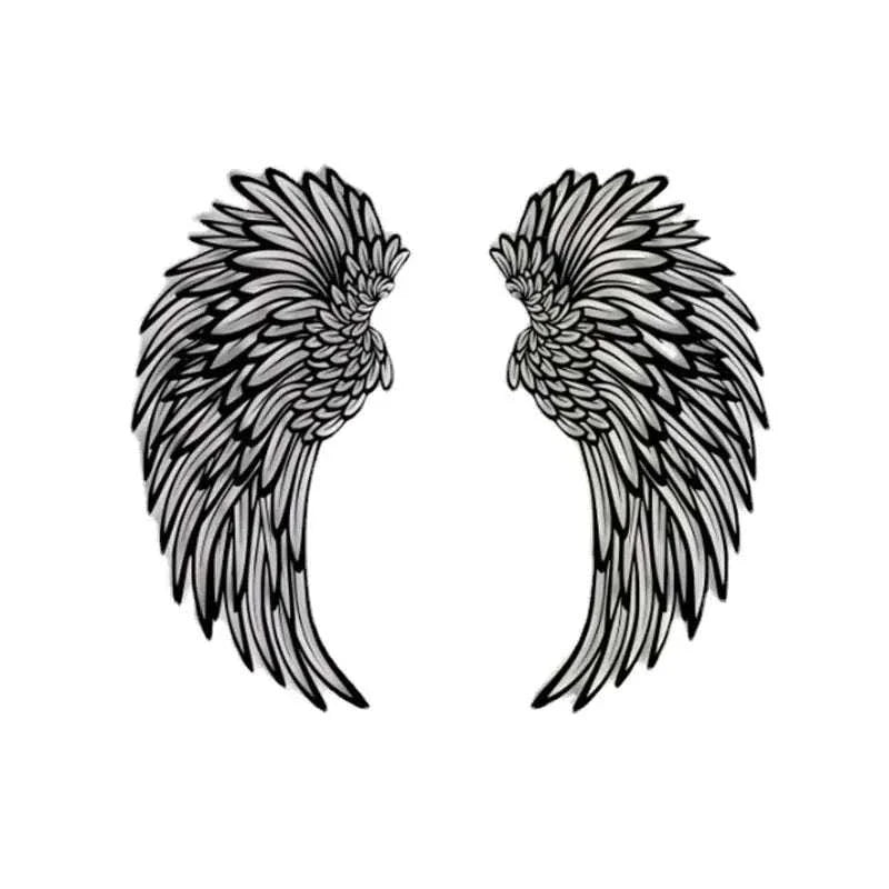 Angel Wings Wall Art with LED Lights for elegant home decor enhancement.