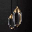 Elegant Raindrop Pendant Lights with modern design and ambient glow.