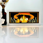 Anime neon light box featuring a popular character illuminating a room.