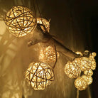 Enchanted Fairy Orb Lights creating a whimsical glow indoors.